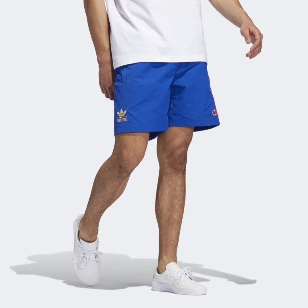 Adidas Originals Mens Medium Trefoil Shorts - Picture 3 of 9